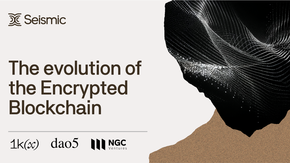 Decoding Seismic: The Encrypted Blockchain Revolution | by Anatol | Apr ...