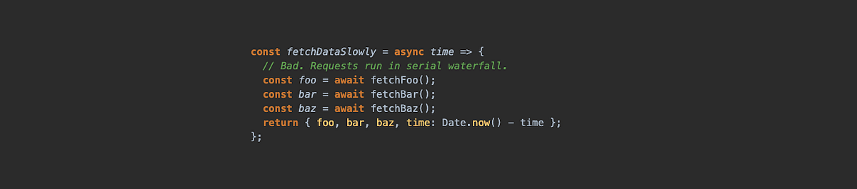 JavaScript Quick Tip — Avoid Serial Request Waterfalls | by Eric ...