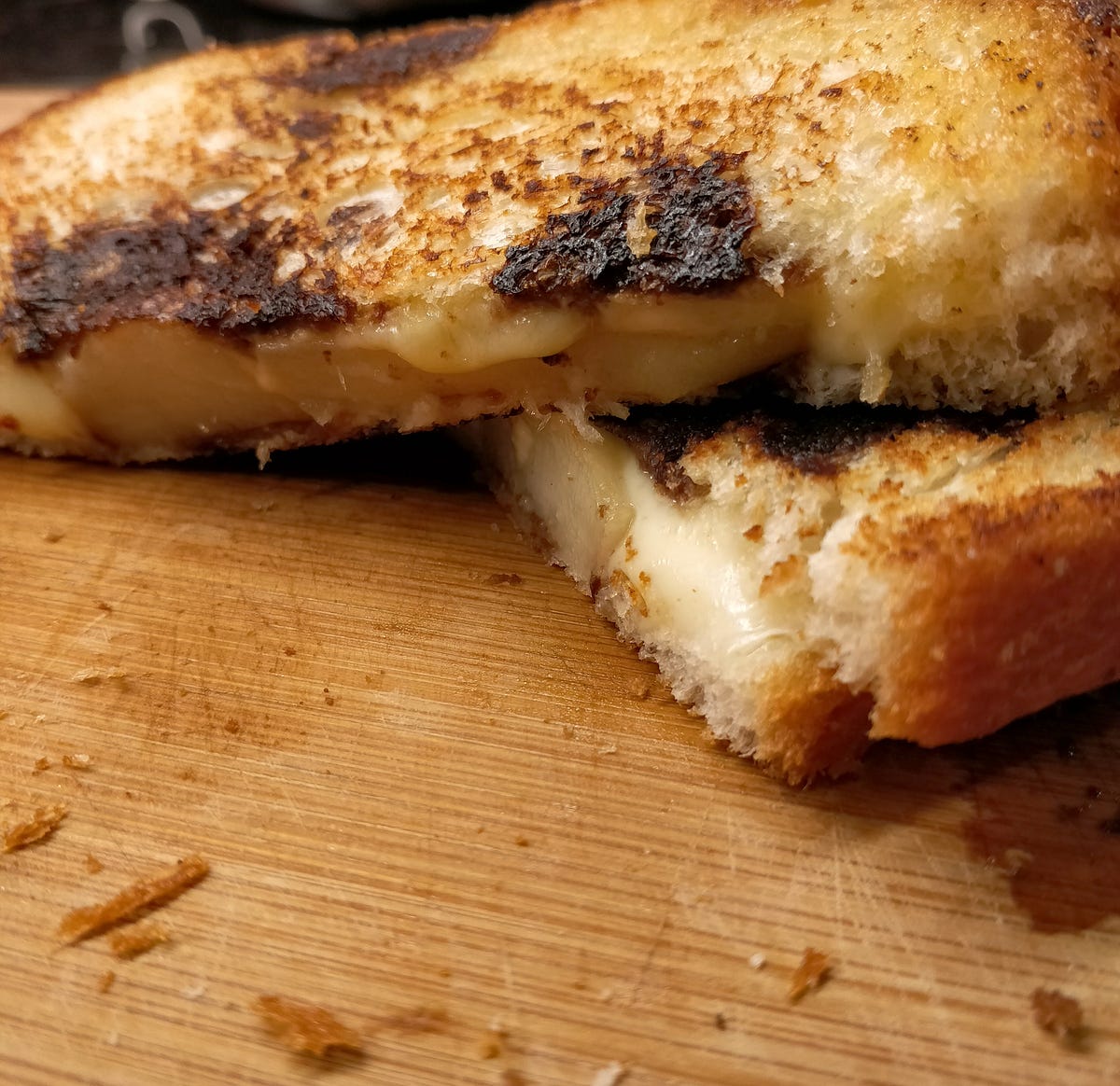 Grilled Pear & Balsamic Cheese Toastie by Aditya Swaminathan Medium