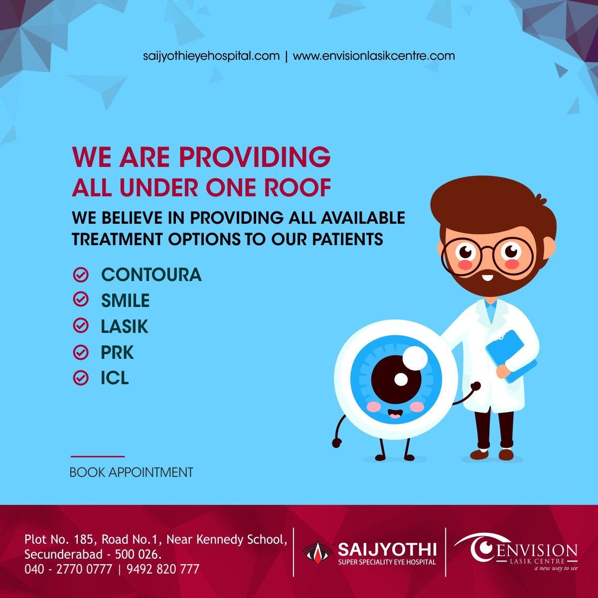 Eye Surgery in Hyderabad. Envision Lasik Centre is a reputed eye… by