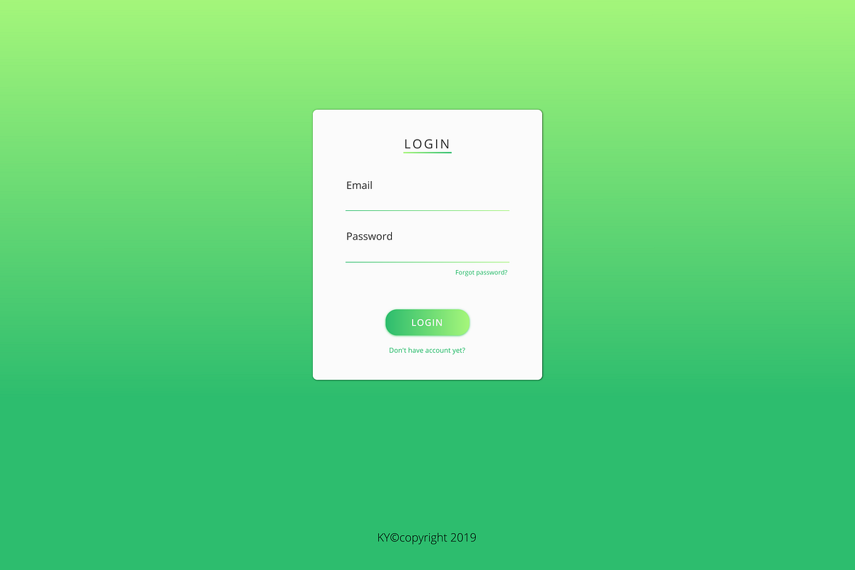 Tutorial Mendesain Form Login Menggunakan HTML&CSS | by Kimiyuki Yukawa ...