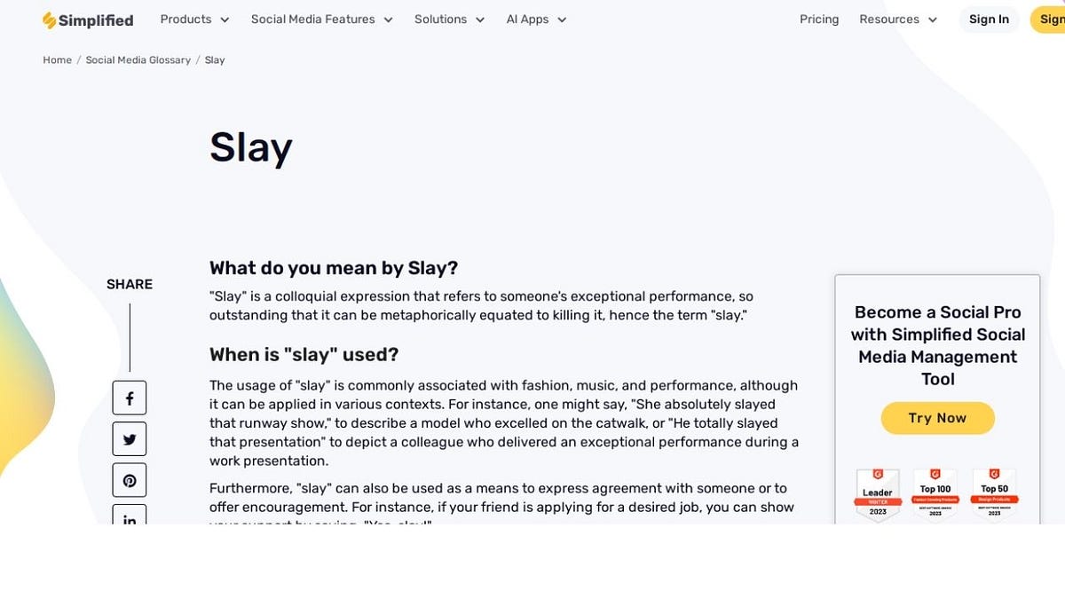 What Does Slay Mean? Understanding Slay Meaning by Slay Glossary
