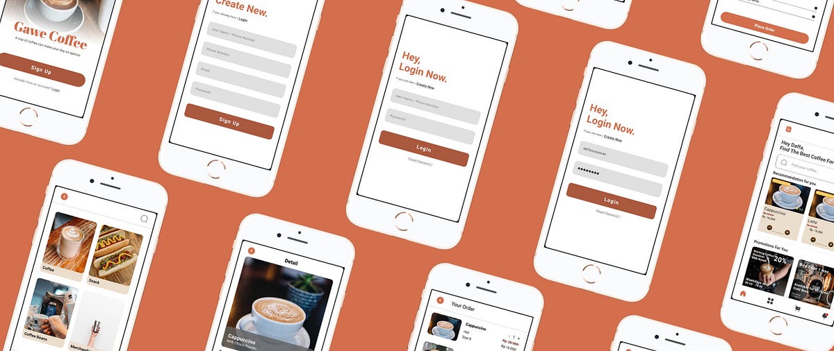 UI/UX Case Study: Designing Coffeshop Mobile app “Gawe Kopi”. | by ...