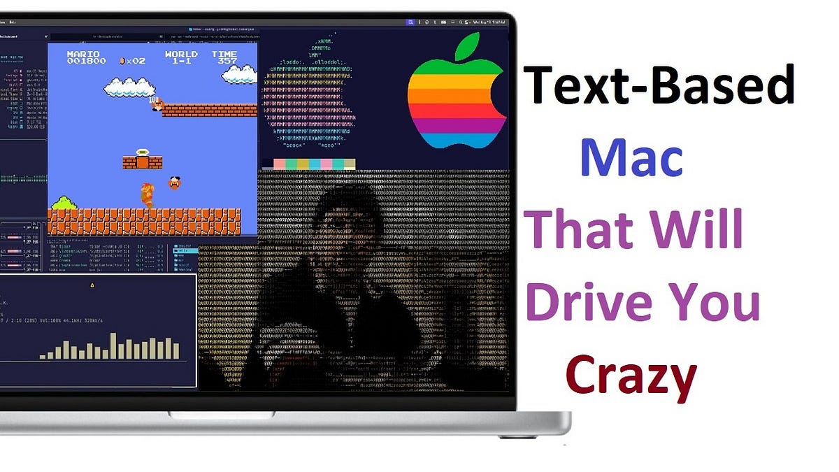 This Text-Based Mac Setup Will Drive You Crazy | by Zeeshan Saghir