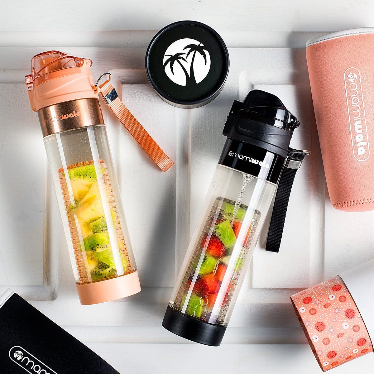 MAMI WATA Fruit Infuser Water Bottle, Fruit Infuser Water Bottle