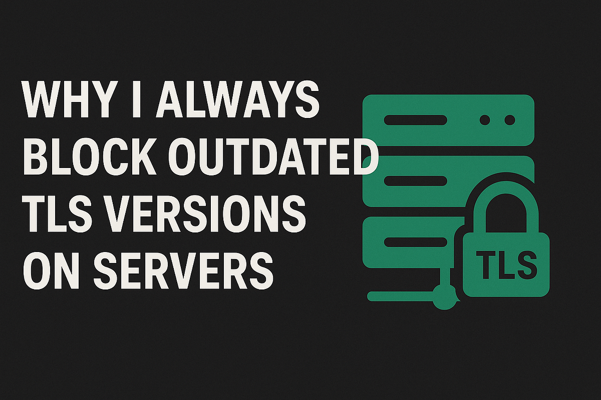 Why I Always Block Outdated TLS Versions on Servers (And How It ...