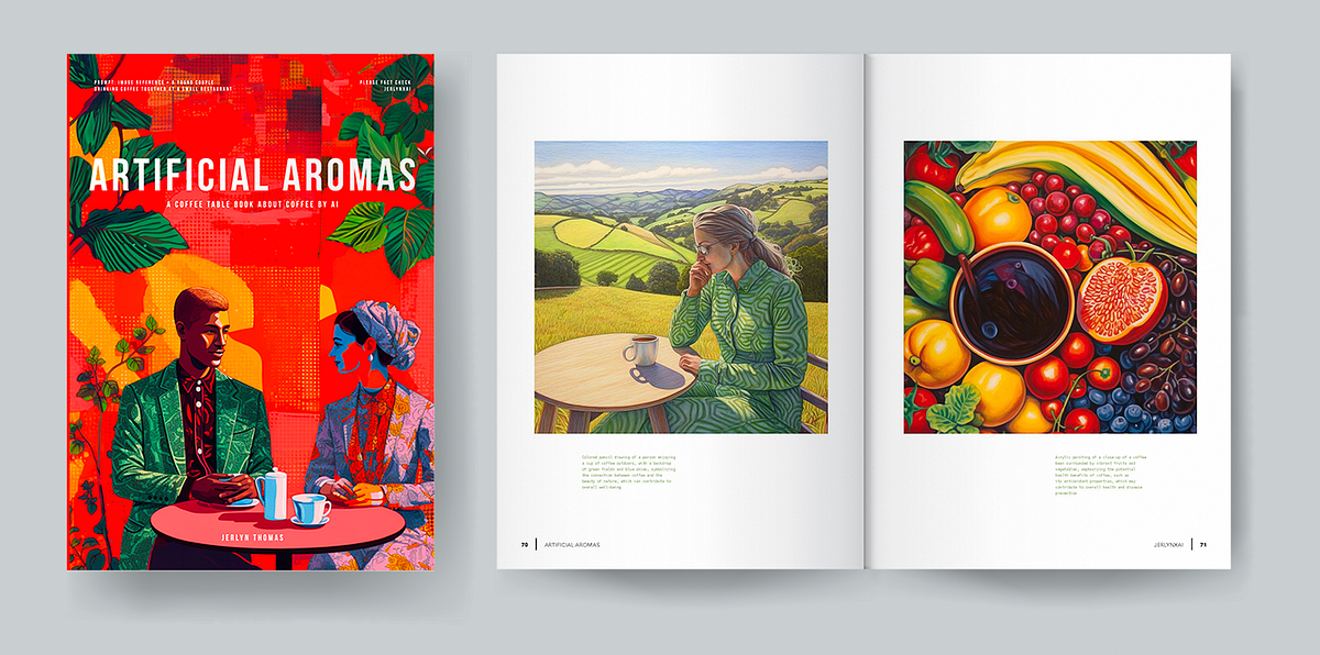 A Coffee Table Book About Coffee by AI by Jerlyn Experience