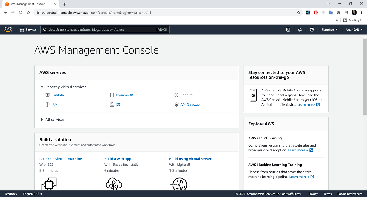 How to call a lambda function via api gateway on aws services from the mobile client by using…