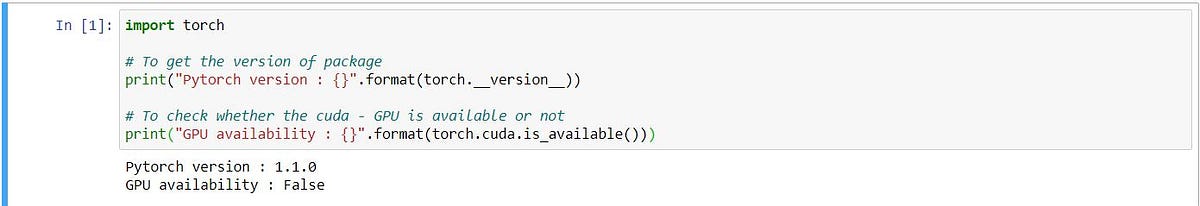 Getting started with Pytorch. Pytorch is a python package for… | by ...