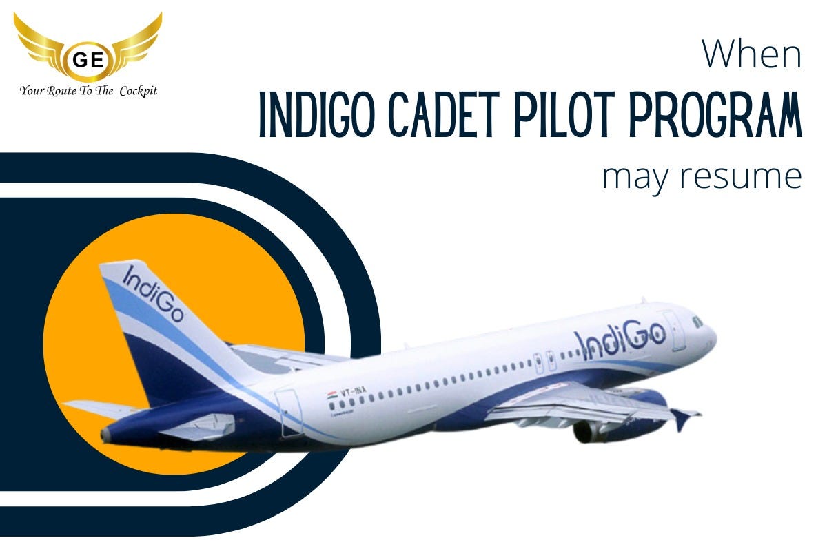 When Cadet pilot program may resume, Golden Epaulettes Aviation by