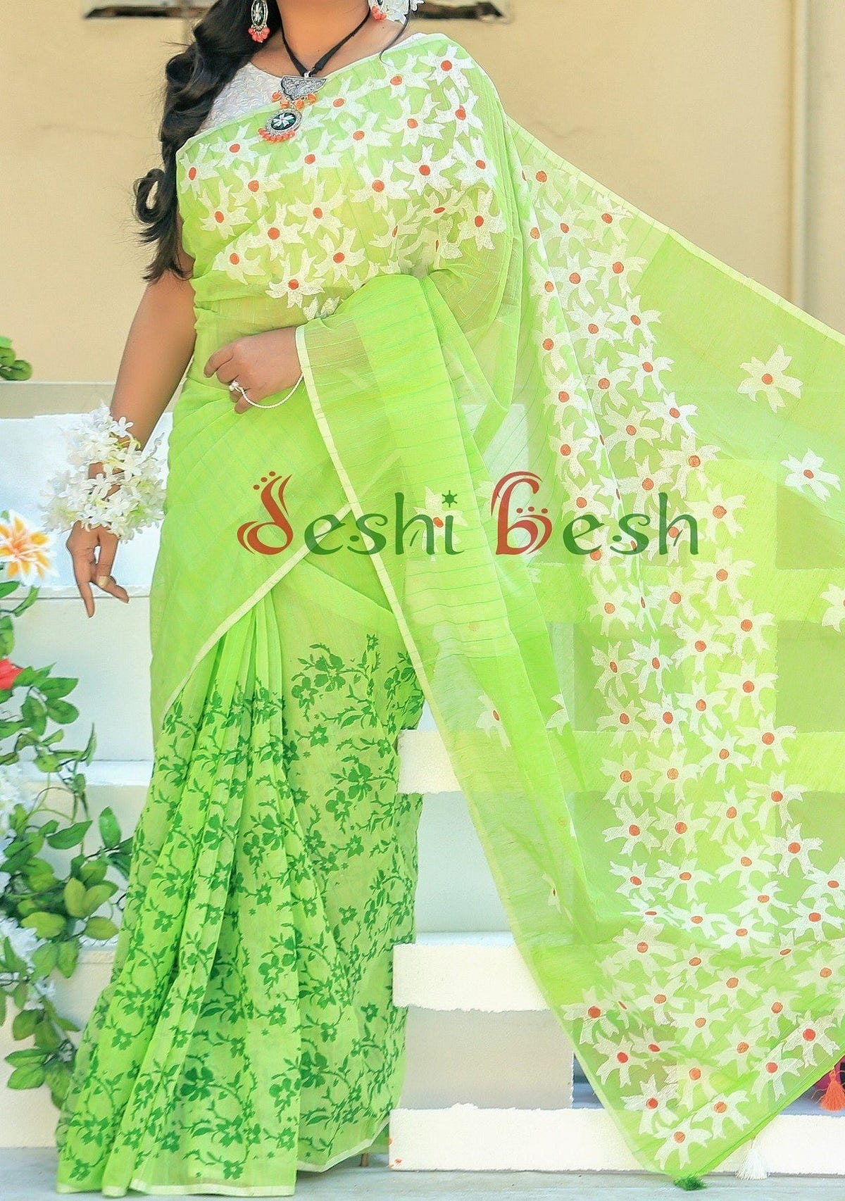 Boutique Designer Occasional Half Silk Saree main image 1