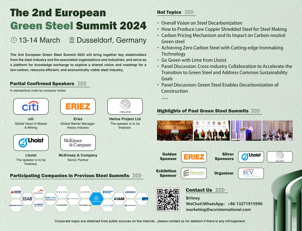 European Green Steel Summit 2024 Ecvinternational Medium