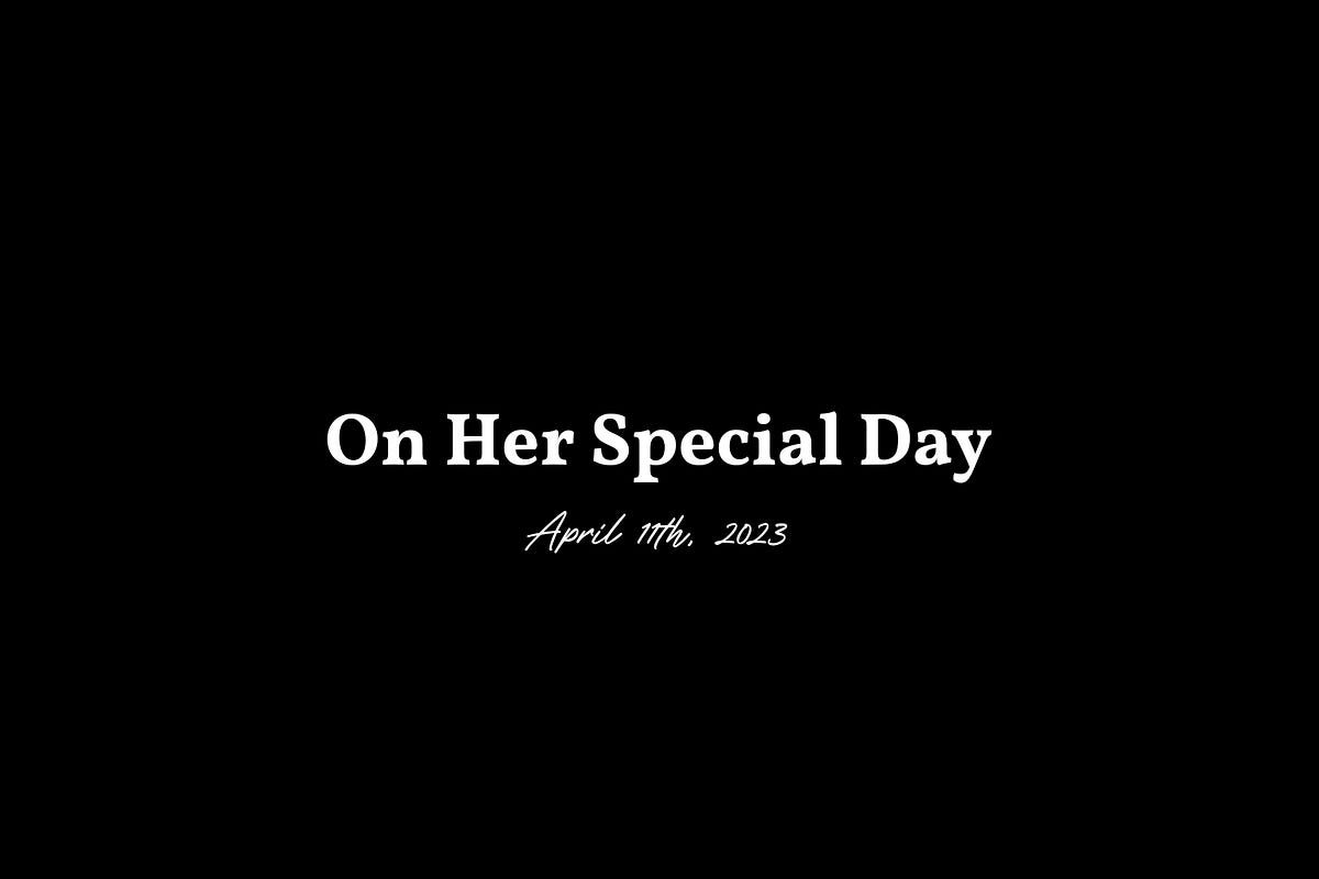 On Her Special Day On Her Special Day By Ganesh Medium