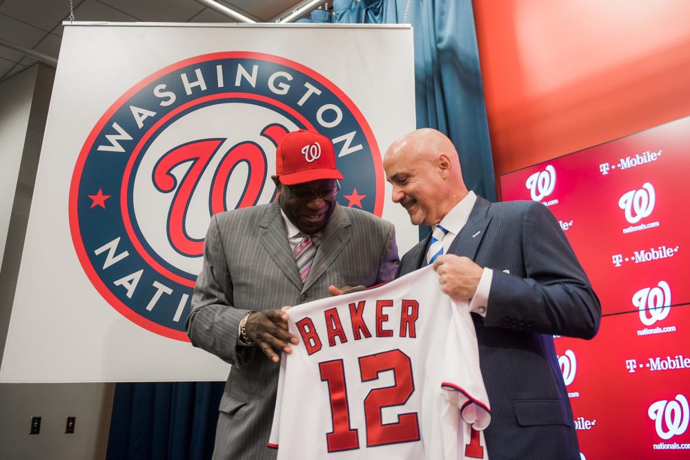 Baseball welcomes Washington Nationals' skipper Dusty Baker back