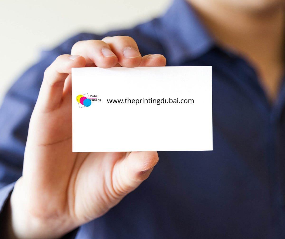 Premium Business Card Printing Services in Dubai by Sheikh Medium