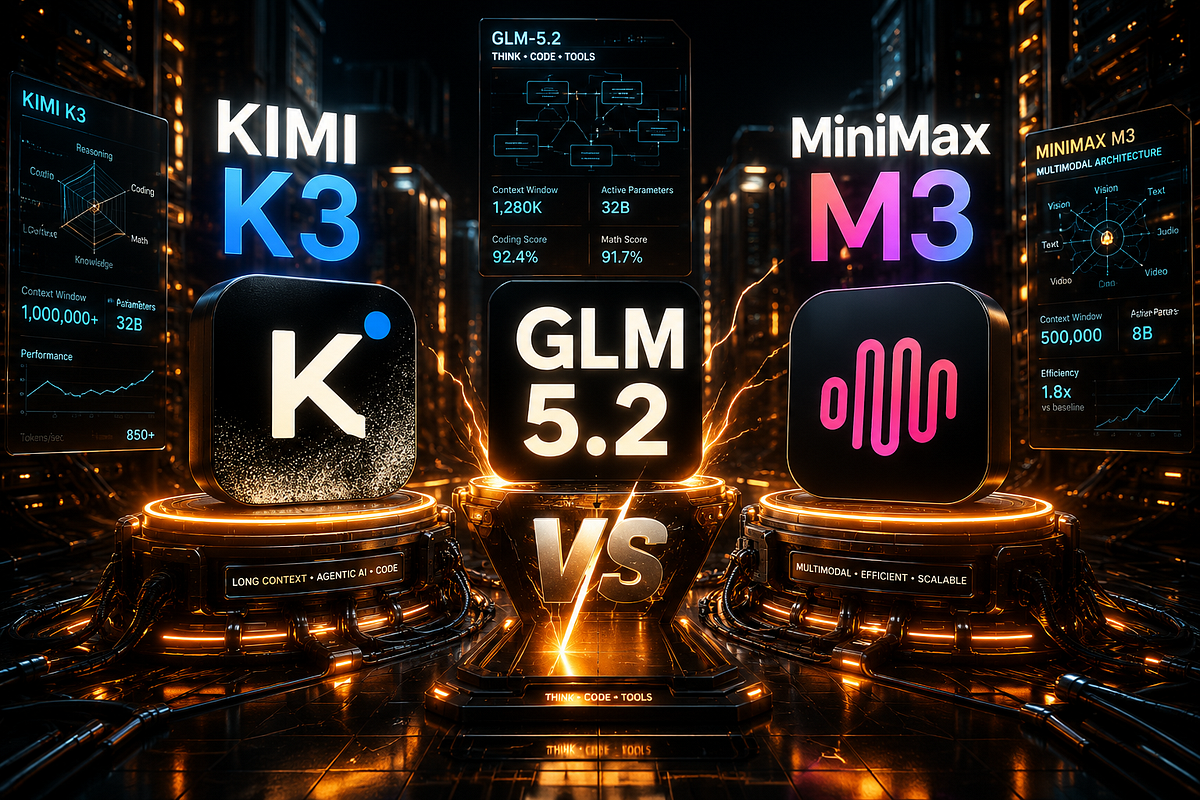 MiniMax M3 vs GLM-5.2 vs Kimi K3: which open-weight model should you actually self-host for agentic