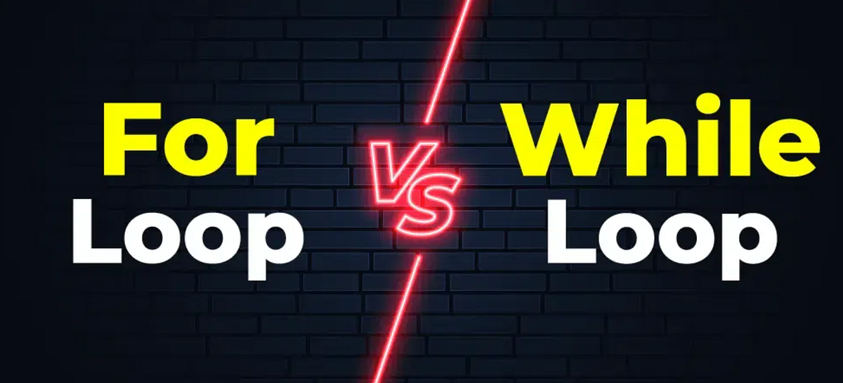 How โforโ loop is differ from โwhileโ loop in python | by Muneeb Noor ...
