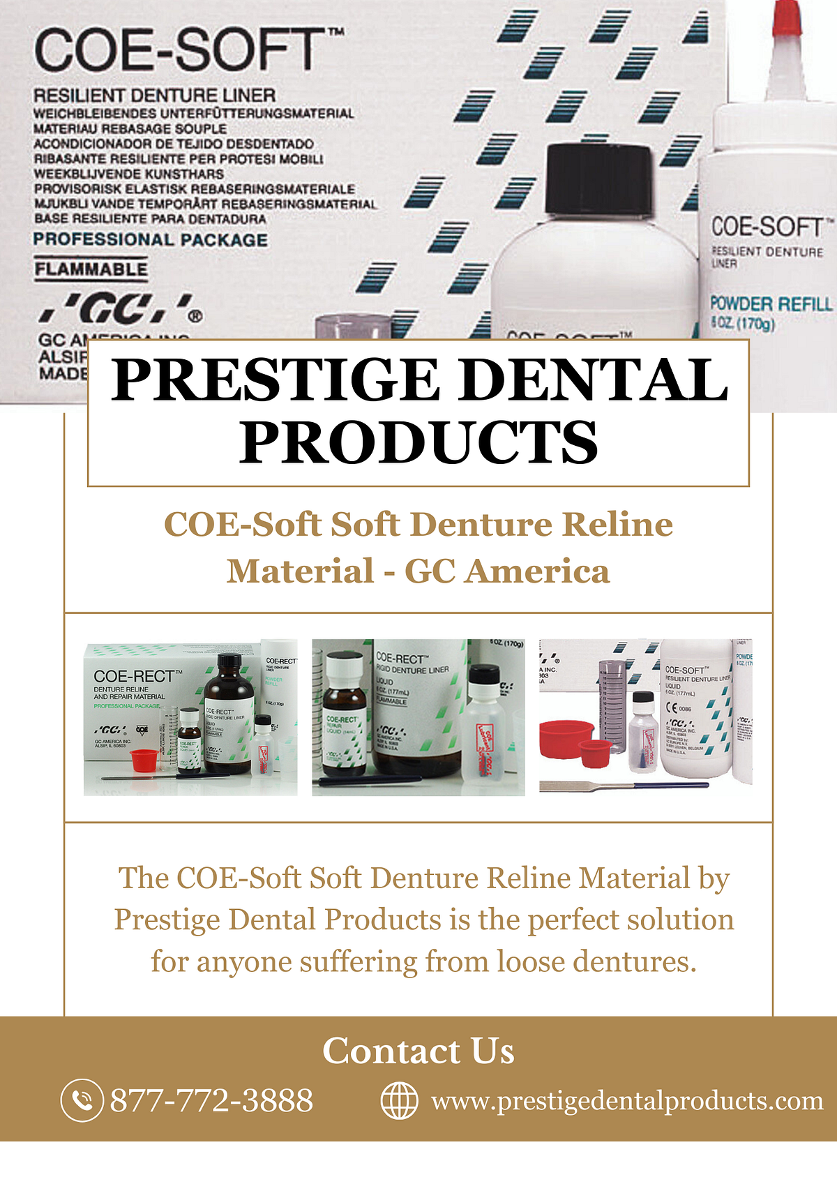 Experience Ultimate Denture Comfort with GC America’s COESoft Soft