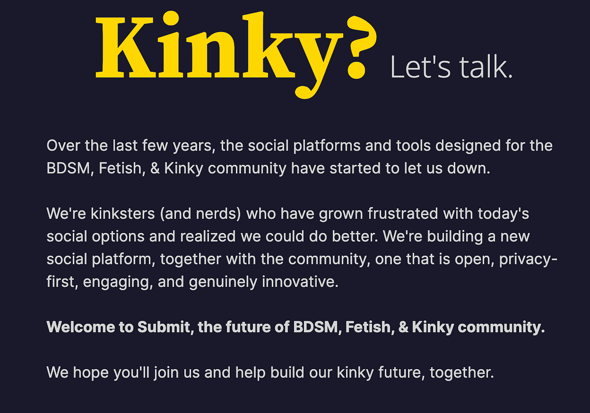 The Move to Socially Conscious Social Media in Kink | by Maggie LaFae