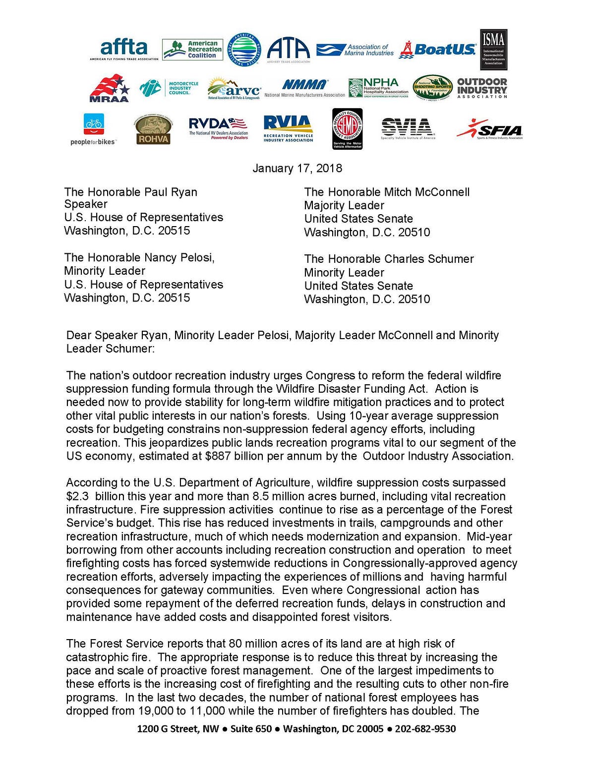 SFIA Fights for Congress to Keep Money in Outdoor Recreation Funds by