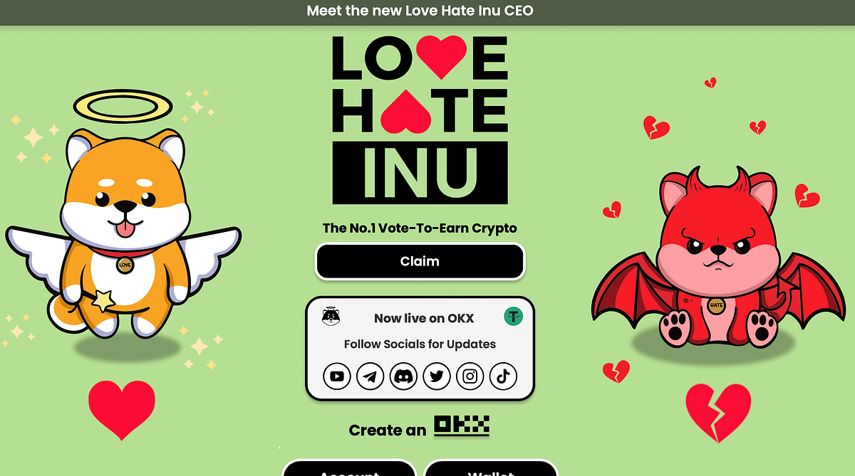 Love Hate Inu: A Roller Coaster Ride of Emotions in the Crypto World ...