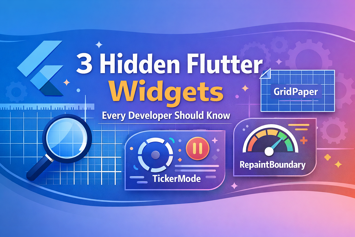 3 Hidden Flutter Widgets Every Developer Should Know in 2026 | Medium