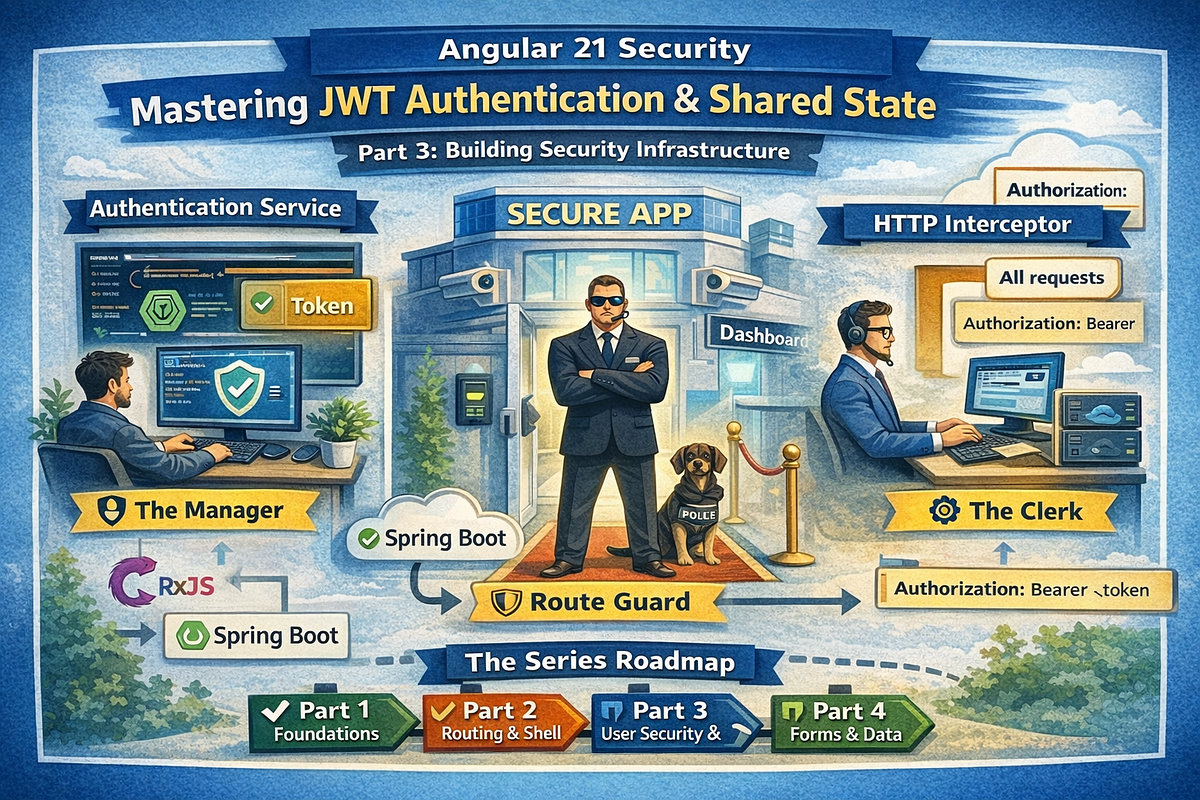 🛡️ Angular 21 Security: Mastering JWT Authentication and Shared State ...