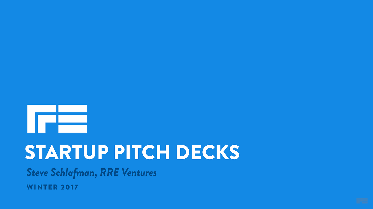 питч стартапа