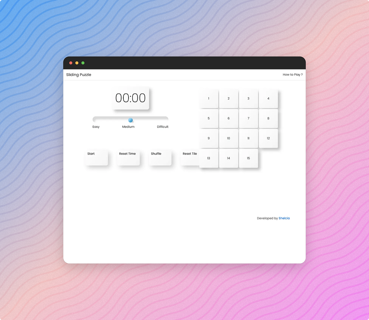 Building Sliding Puzzle in Vanilla Javascript by Shelcia David Medium