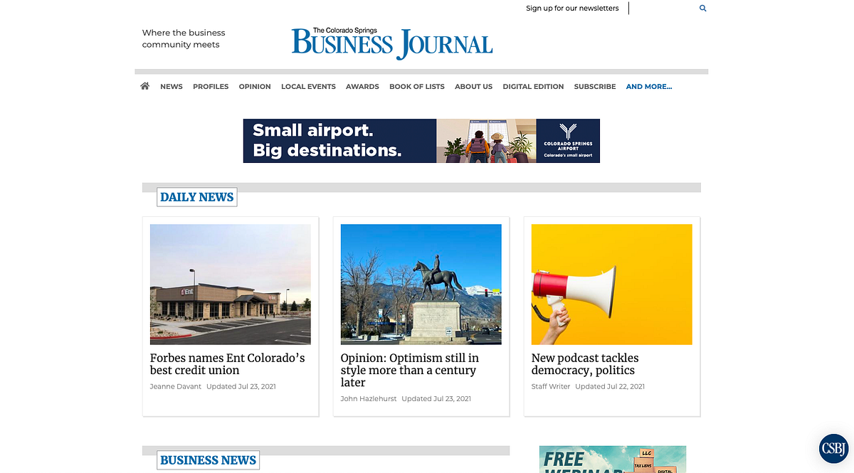 Colorado Springs Business Journal BlueLena Medium