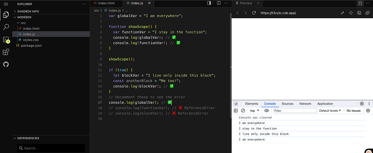 🌟JS CodeFlow — Episode 1: What’s Inside the Box? (Understanding Scope ...