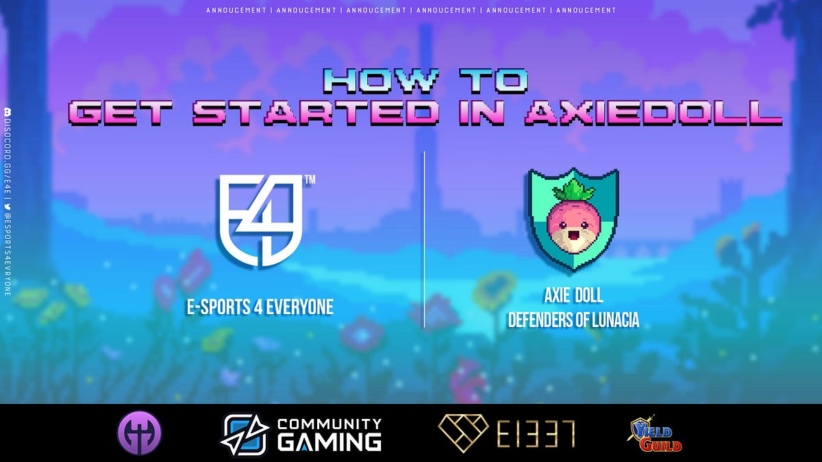 HOW TO GET STARTED IN AXIE DoLL. Axie DoLL Getting Started by