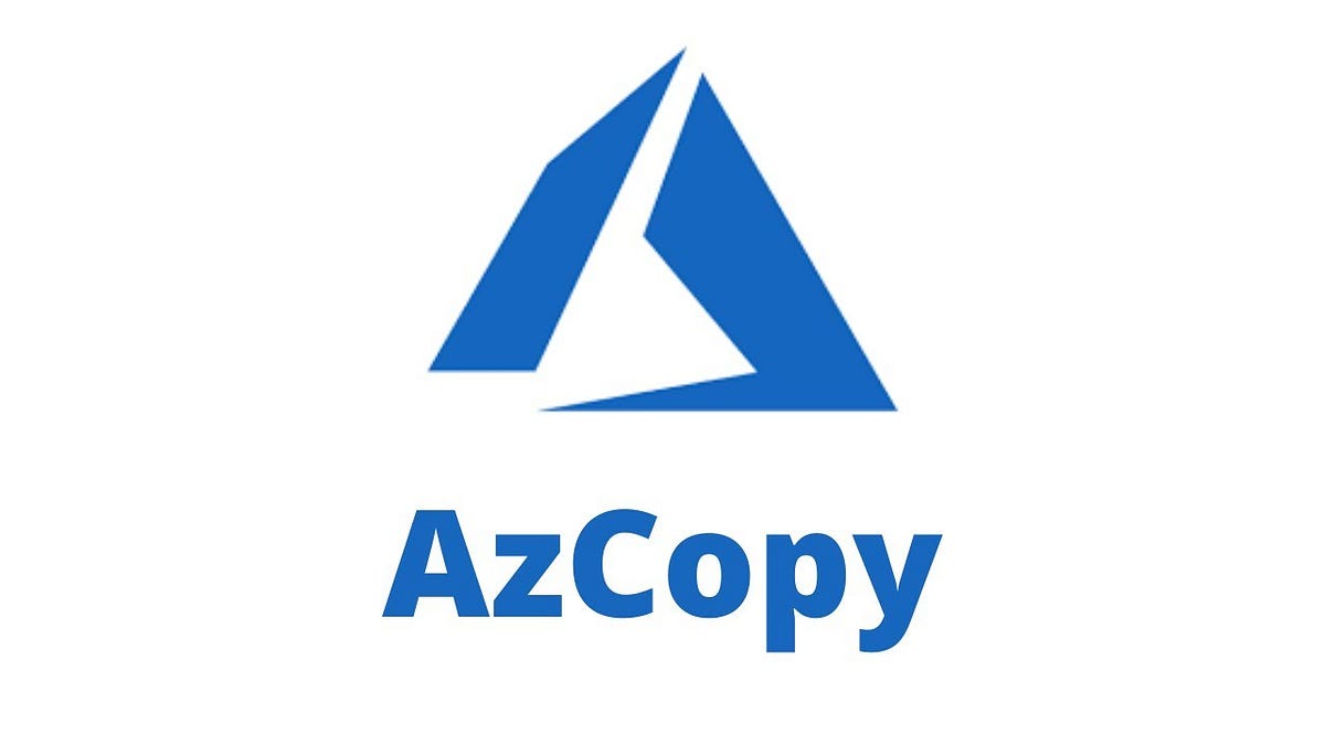 Azure AZcopy — Moving files across Buckets or Containers | by Amir Mustafa  | Medium