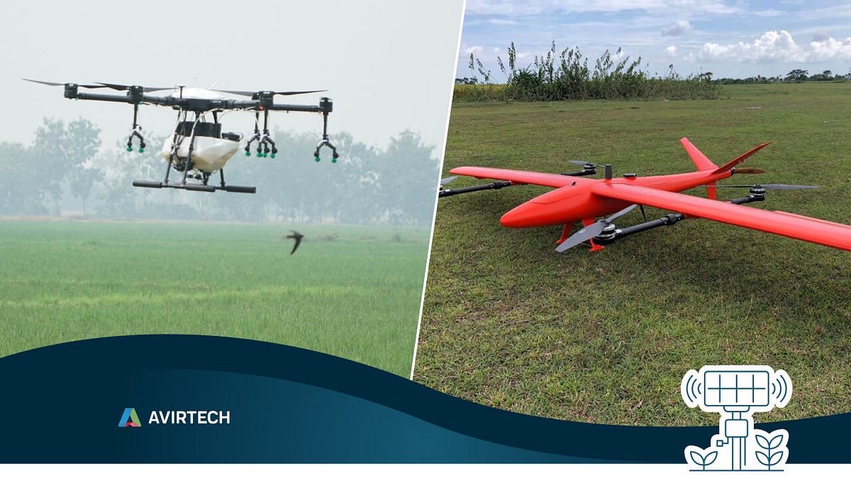 Agriculture Multi Rotor vs. Fixed Wing Drones Which to Use? by Terra