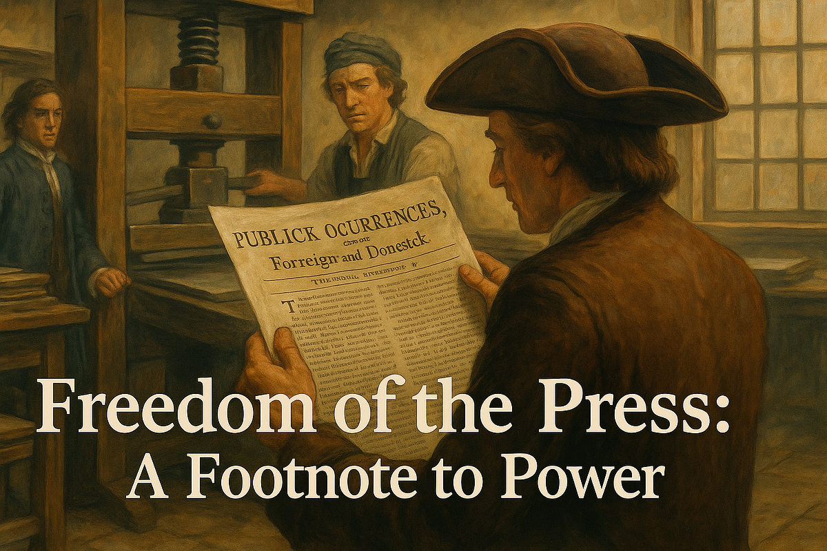 📜 Freedom of the Press: A Footnote to Power | by Alex Buday | Illusions ...