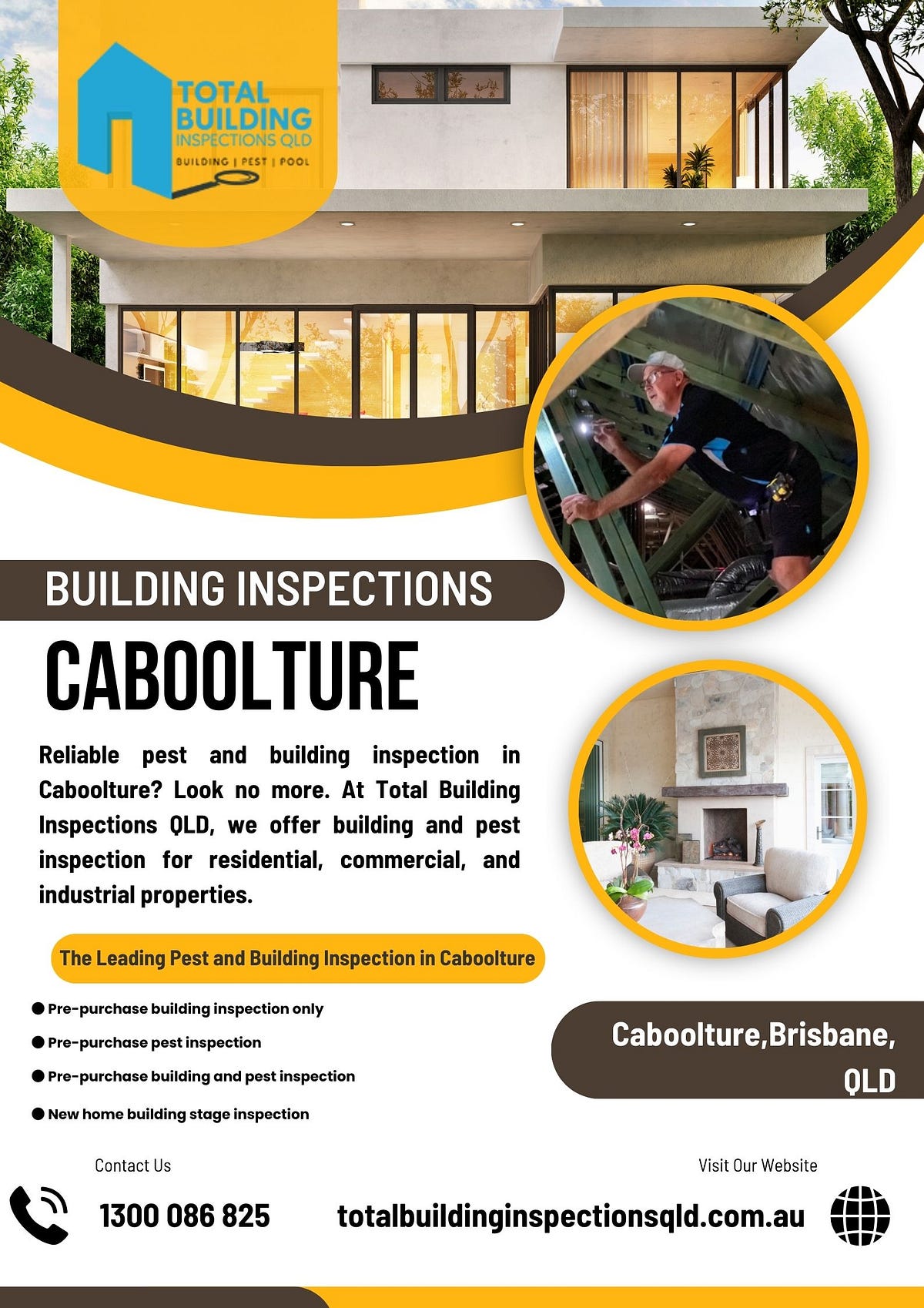 Building Inspections Caboolture. At Total Building Inspections QLD, we