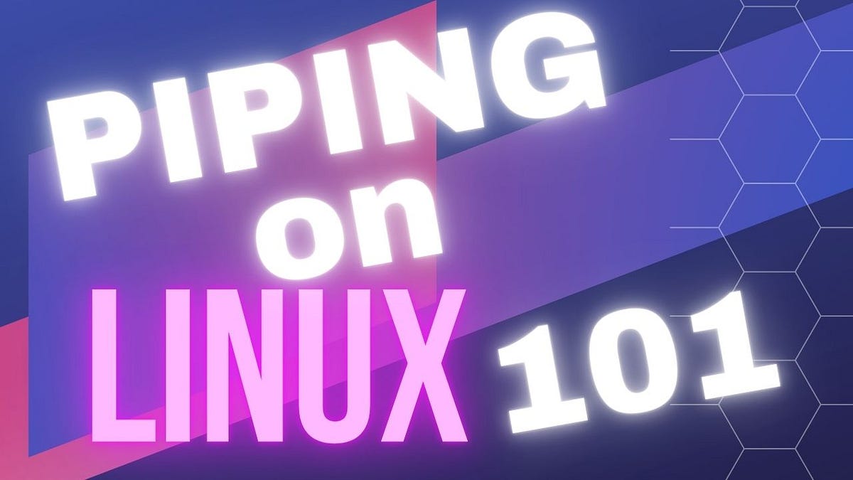 Piping on Linux 101. Ever wondered how those Linux gurus… by Abhishek