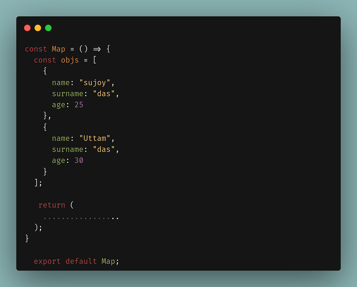 Filter and Map (ReactJS) - Dsujoy Cse - Medium