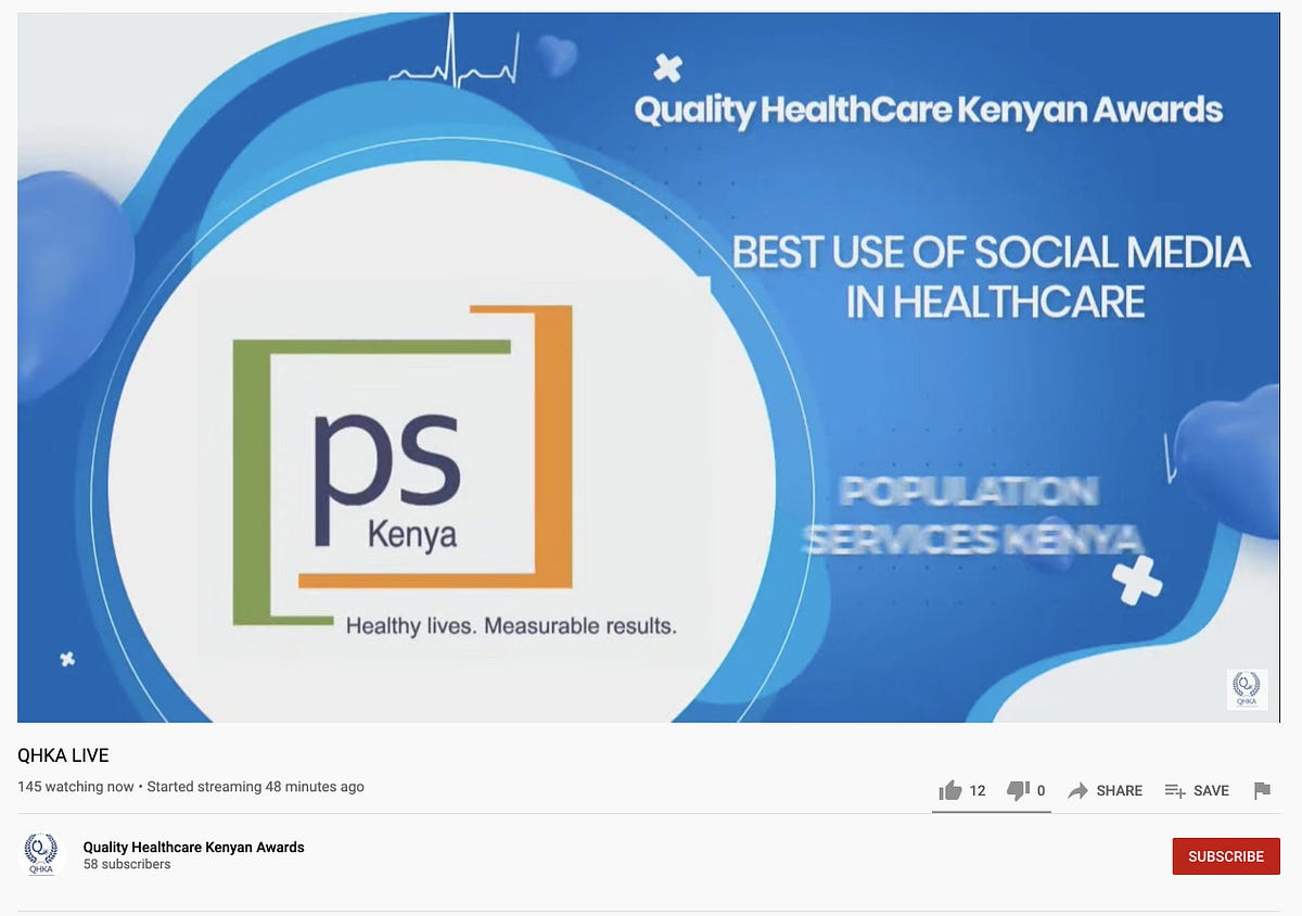 PS Kenya wins at the Second Quality Healthcare Kenyan Awards! by PS