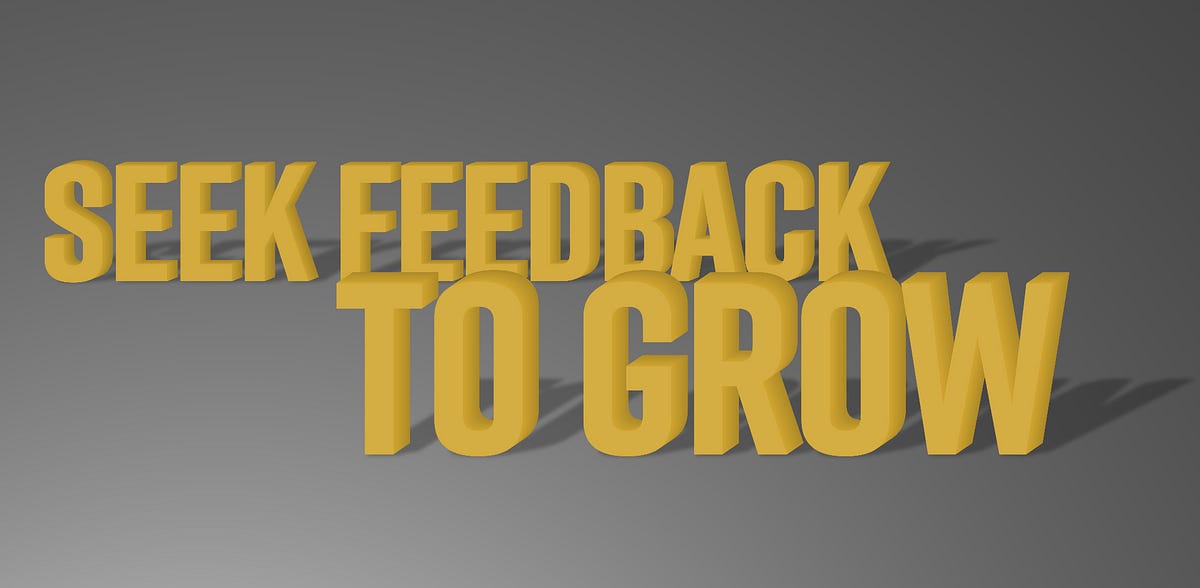 Person asking for feedback