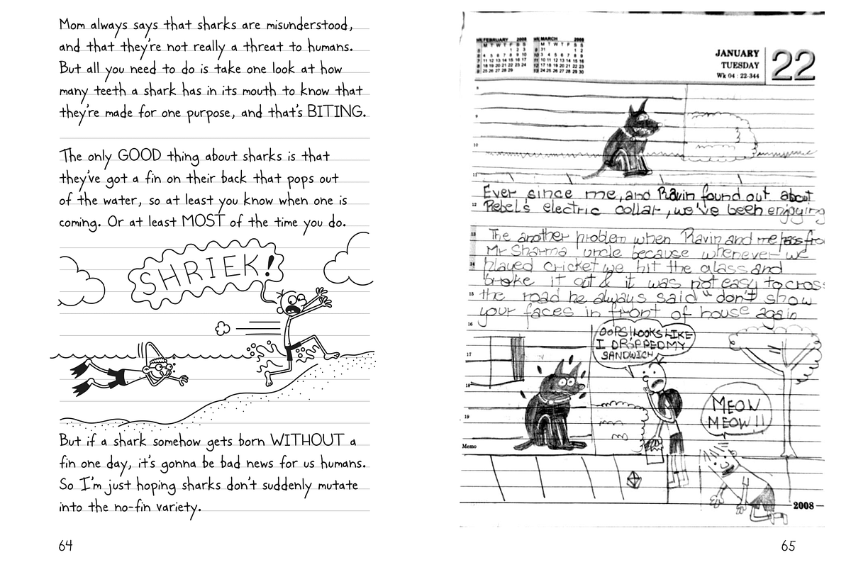 I Made My Own Wimpy Kid Book in 5th Grade | by 𝑱𝑨𝑺𝑵𝑶𝑶𝑹 | Crypto |  Health | Cyber | Tech | The Narrative Arc | Medium