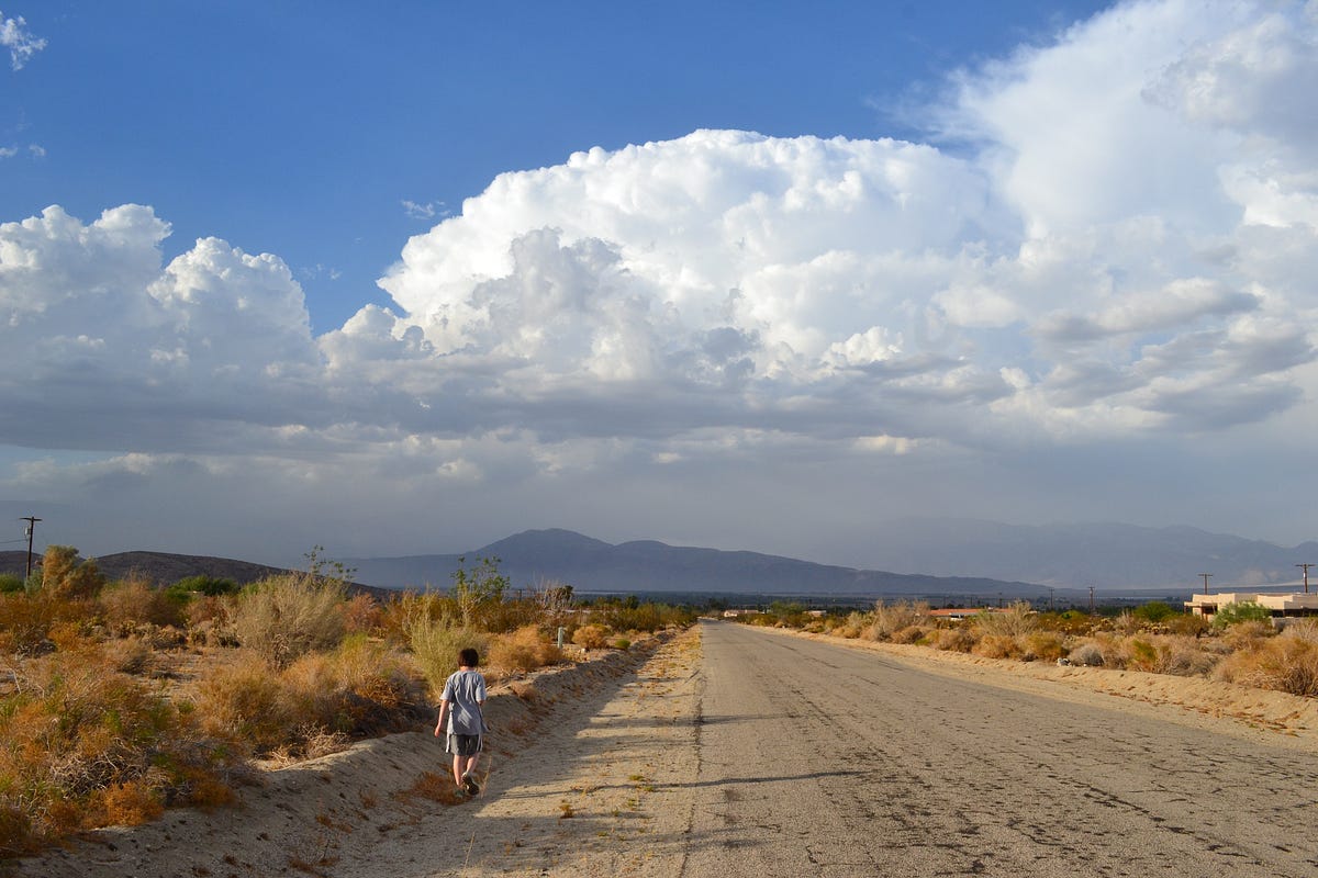 Desert Rain. “Thunderstorm forecast in Borrego… by Myr Na Medium