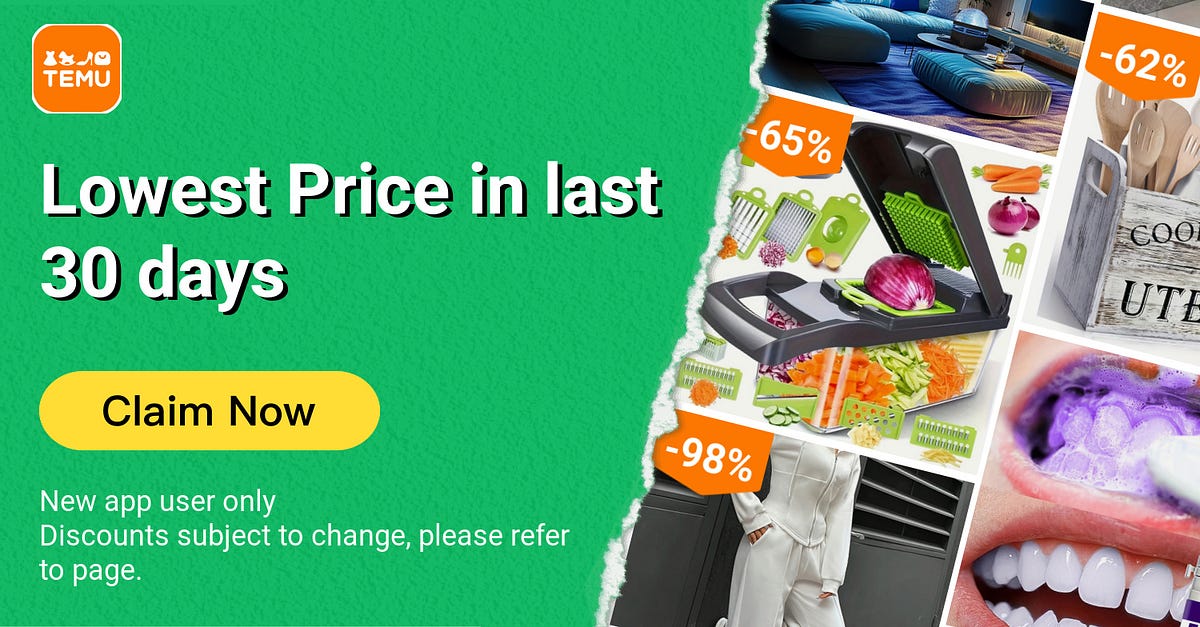 Temu Lowest Price in Last 30 Days Score Unbeatable Deals Before They