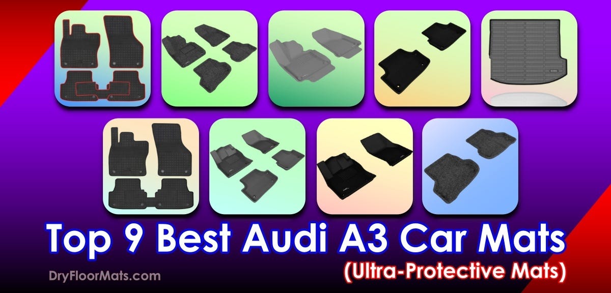 Top 9 Best Car Mats for Audi A3 (Customized Mats) Medium
