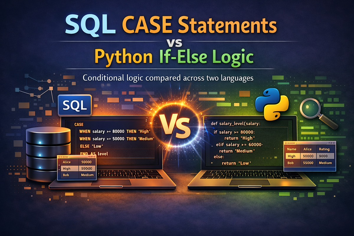 SQL CASE Statements — Thinking in Conditions (From SQL to Python) | by ...