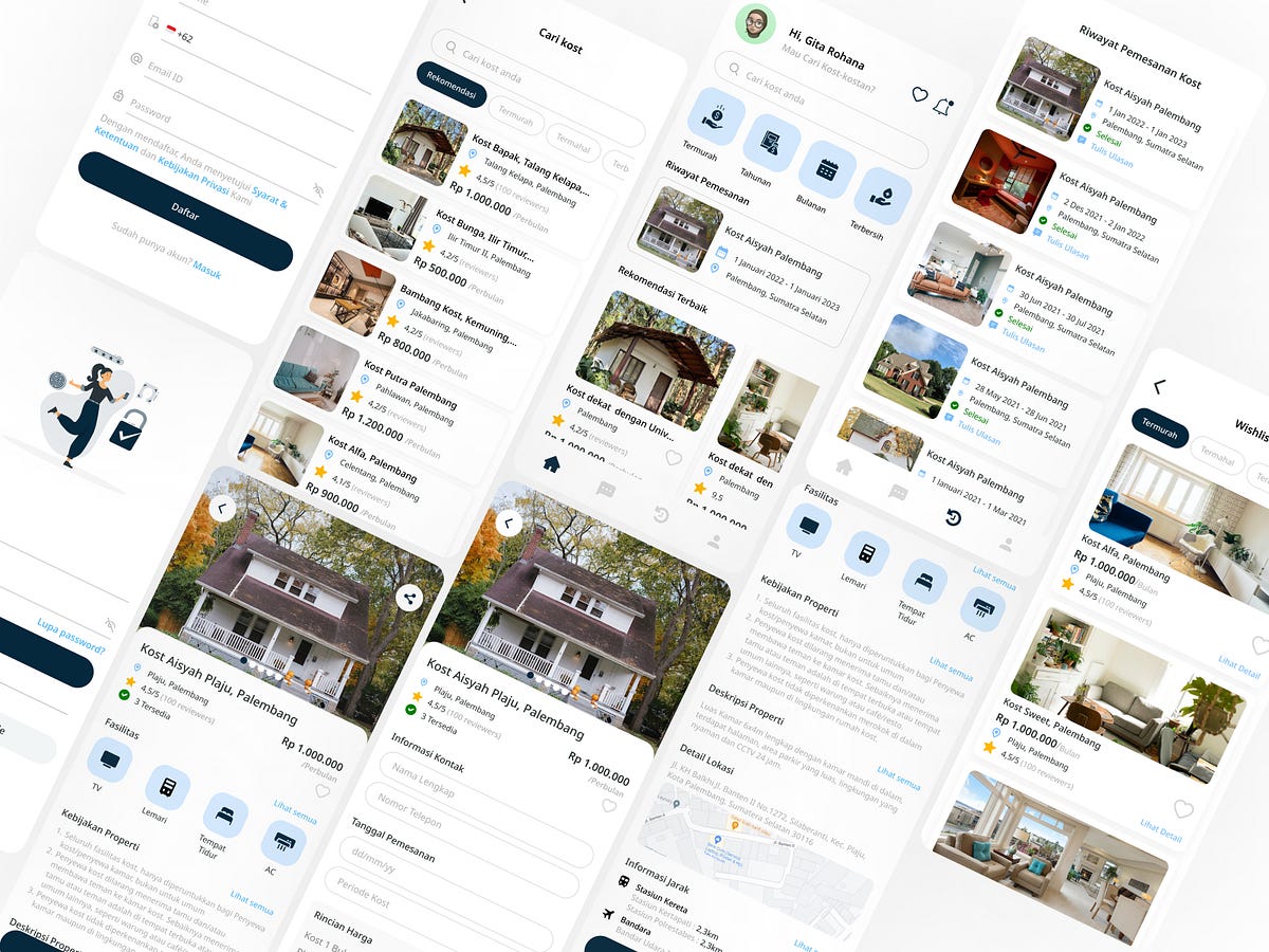 UI UX Case Study : Aplikasi Pemesanan Kos-kosan Online | by Reskiwindra ...