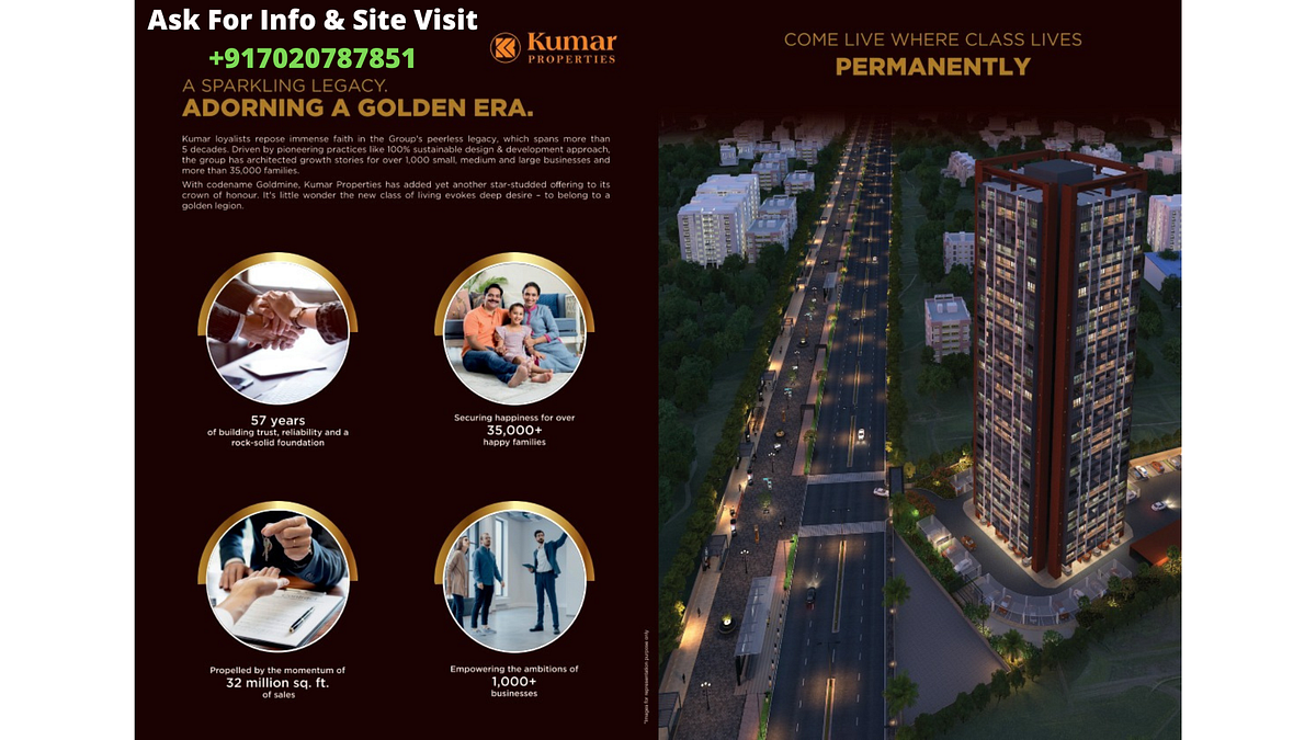 Kumar Codename Goldmine, Mundhwa, Magarpatta Rd. Near Season Mall