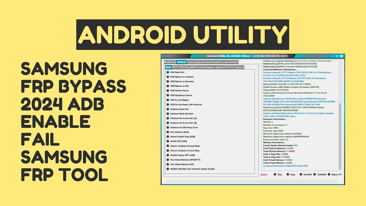 Android Utility Pro V140 MTK META Utility Tool by GSM ATOZ TOOLS