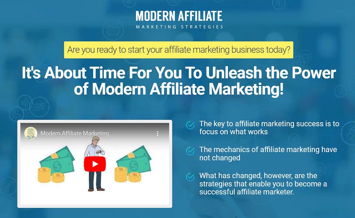 View of Modern Affiliate Marketing Review — Mastering Affiliate Marketing: Your ...