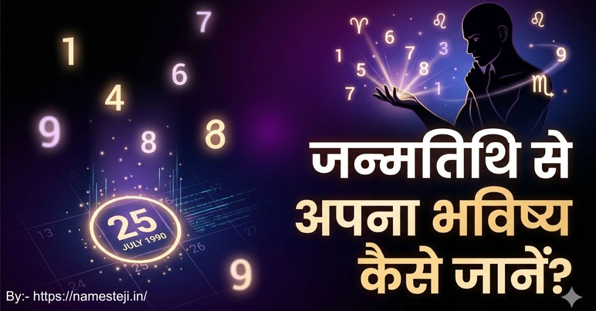 जन्मतिथि से अपना भविष्य कैसे जानें? (How to Know Your Future from Your Date of Birth 2026